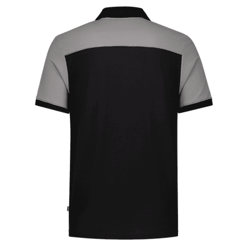 Tricorp polo shirt Bicolor seams - black/grey detail 2