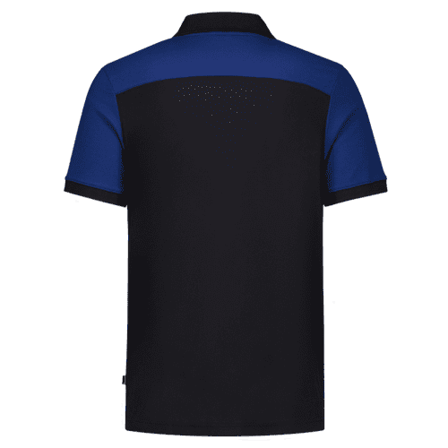 Tricorp polo shirt Bicolor seams - navy/royal blue detail 2
