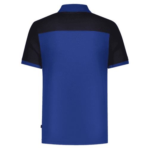Tricorp polo shirt Bicolor seams - royal blue/navy detail 2