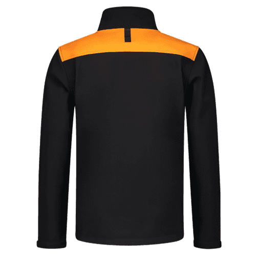 Tricorp softshell jacket Bicolor seams - black/orange detail 2
