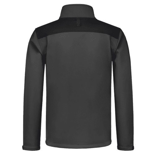Tricorp softshell jacket Bicolor seams - dark grey/black detail 2