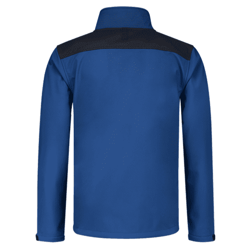 Tricorp softshell jacket Bicolor seams - royal blue/navy detail 2