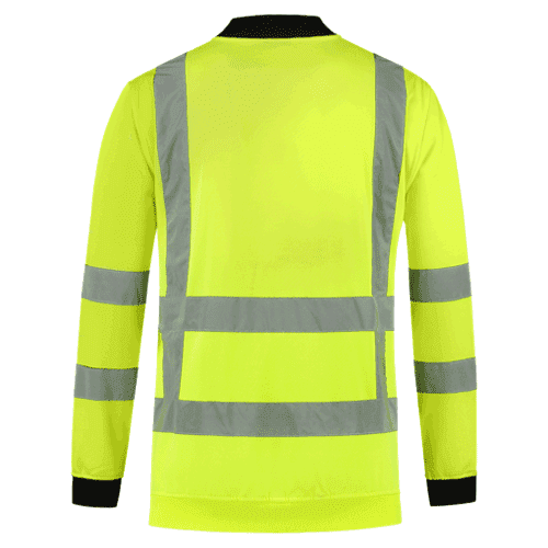 Tricorp sweater RWS - fluor yellow detail 2
