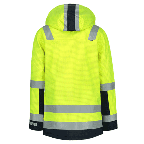 Tricorp parka Multinorm bi-colour yellow-ink detail 2