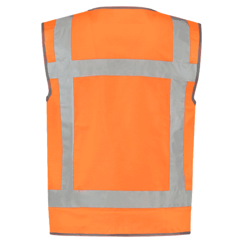 Tricorp RWS safety waistcoat - fluorescent orange detail 2