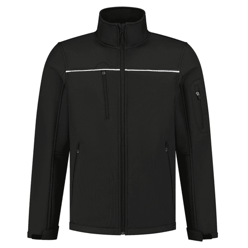 Tricorp softshell luxury Rewear jacket - black detail 2