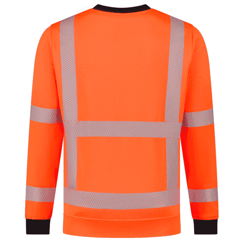 Tricorp sweater RWS Revisible - fluor orange detail 2
