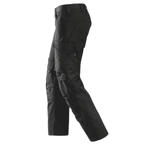 Snickers work trousers with knee pockets 6801 - black detail 3