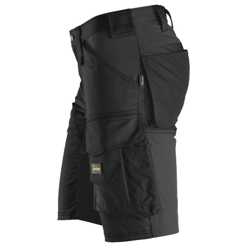 Snickers short work trousers AllroundWork stretch 6143 - black detail 3