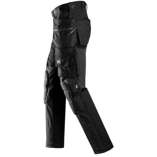 Snickers work trousers AllroundWork stretch 6590 - black detail 3