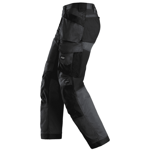Snickers work trousers AllroundWork stretch loose fit 6251 - black detail 3
