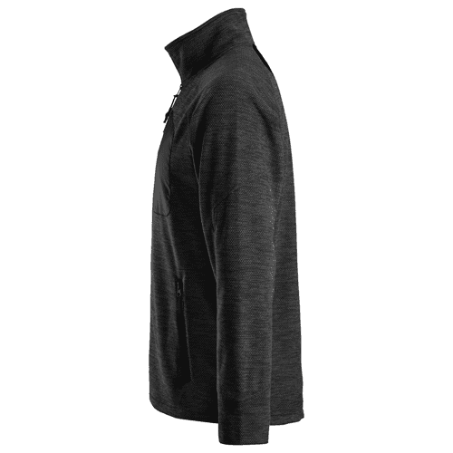 Snickers FlexiWork fleece jacket - black detail 3