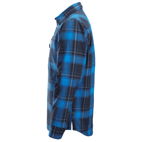 Snickers AllroundWork insulating shirt - true blue/navy detail 3