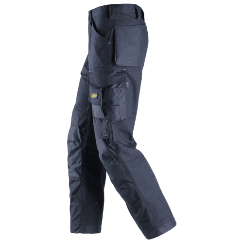 Snickers work trousers Canvas+ 3314 - navy detail 3