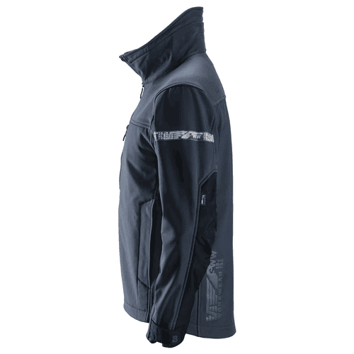 Snickers AllroundWork softshell jacket 1200 - navy/black detail 3