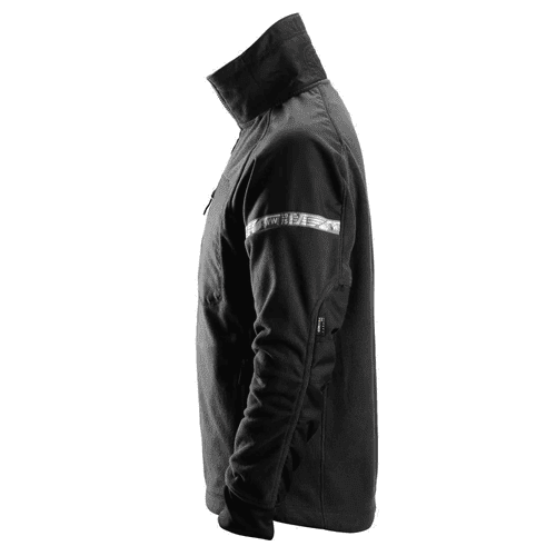 Snickers AllroundWork windproof fleece jacket - black detail 3