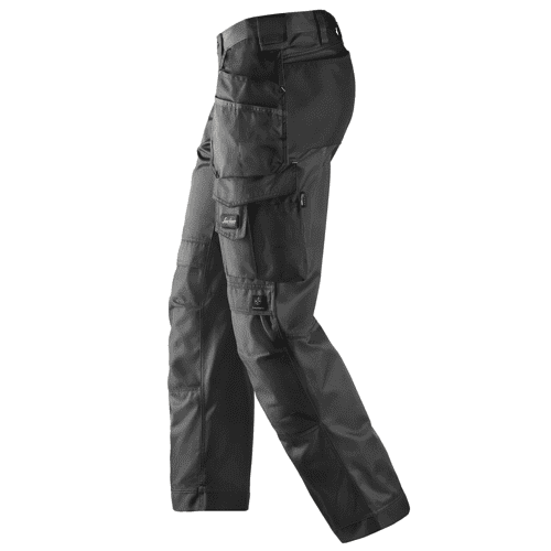Snickers work trousers DuraTwill 3212 - muted black / black detail 3
