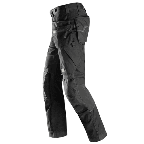 Snickers work trousers+ FlexiWork 6902 - black detail 3