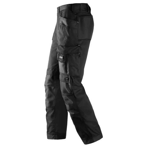 Snickers work trousers CoolTwill 3211 - black detail 3