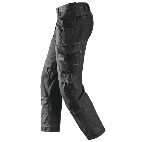 Snickers work trousers Rip-Stop 3213 - black detail 3