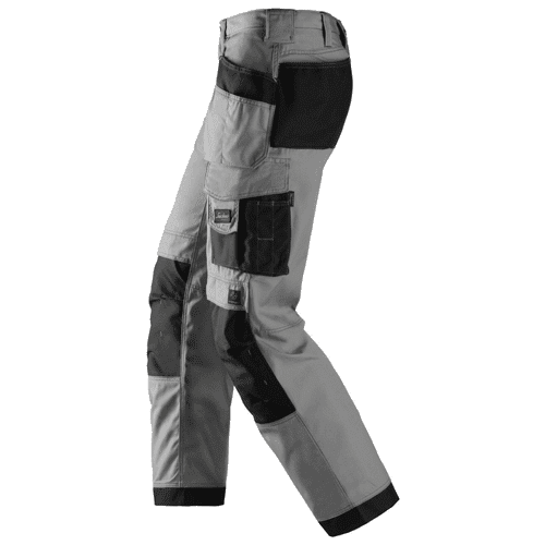 Snickers work trousers Rip-Stop work 3213 - grey/black detail 3