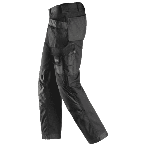 Snickers work trousers Canvas+ 3214 - black detail 3