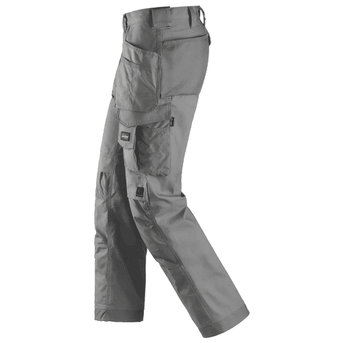 Snickers work trousers Canvas+ 3214 - grey detail 3