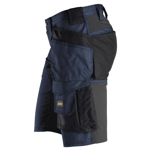 Snickers short work trousers AllroundWork stretch 6141 - navy/black detail 3