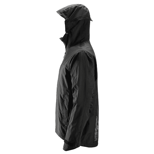 Snickers AllroundWork waterproof shell jacket 1303 - black detail 3