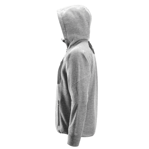 Snickers FlexiWork fleece hoodie 8041 grey black maat 3XL 085390