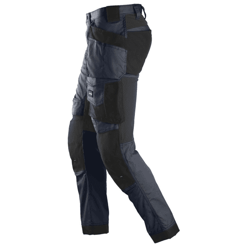 Snickers work trousers AllroundWork stretch 6241 - navy/black detail 3