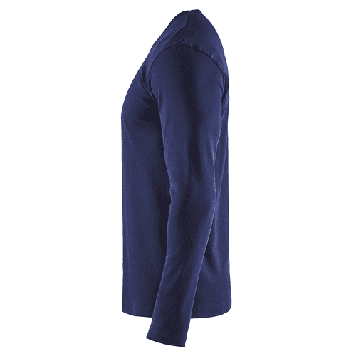 Blåkläder T-shirt met lange mouwen 3314 - marineblauw detail 3