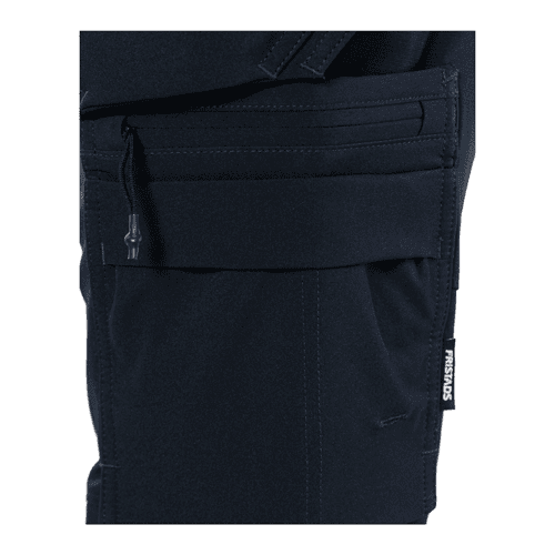 Fristads work trousers stretch 2596 LWS - dark navy blue detail 3