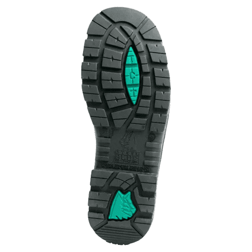 Steel blue safety shoes Argyle S3 with bump cap - claret detail 3