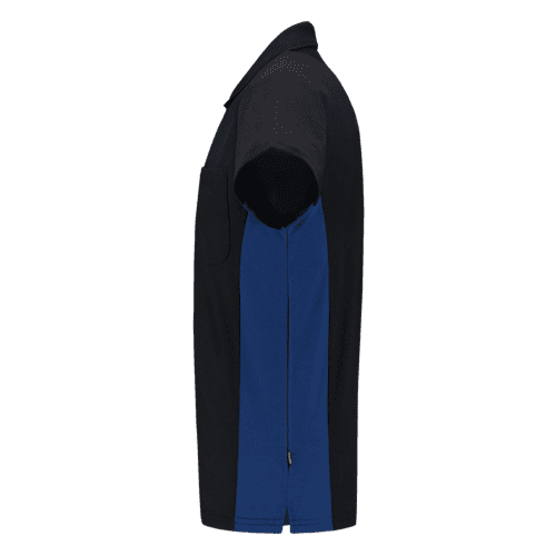 Tricorp poloshirt Bicolor - navy/royal blue detail 3