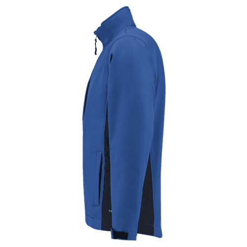 Tricorp soft Shell jacket bi-color - roya lblue/navy detail 3