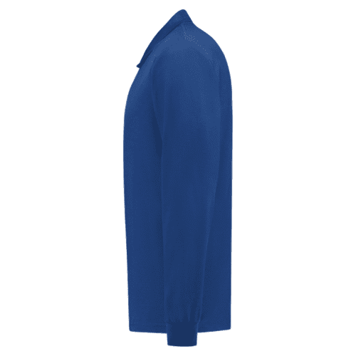 Tricorp polo shirt long sleeves - royal blue detail 3
