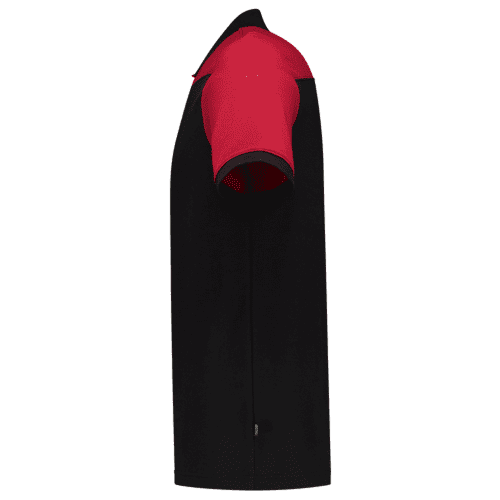 Tricorp polo shirt Bicolor seams - black/red detail 3