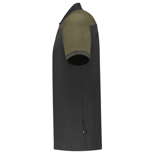 Tricorp poloshirt Bicolor naden - dark grey/army detail 3