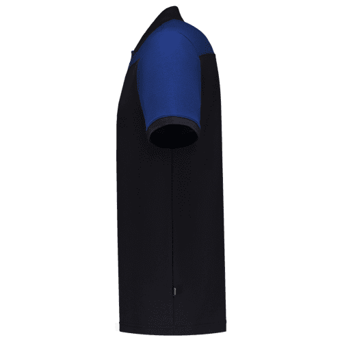 Tricorp poloshirt Bicolor naden - navy/royal blue detail 3
