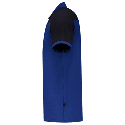 Tricorp poloshirt Bicolor naden - royal blue/navy detail 3