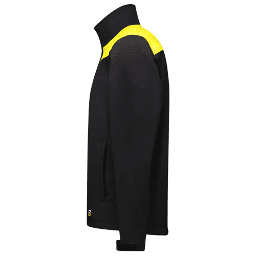 Tricorp softshell jacket Bicolor seams - black/yellow detail 3