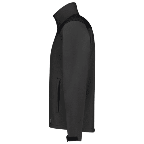 Tricorp softshell jacket Bicolor seams - dark grey/black detail 3