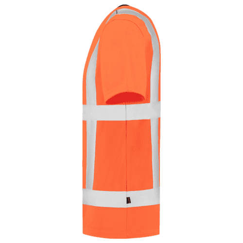 Tricorp T-shirt RWS Birdseye - fluor orange detail 3