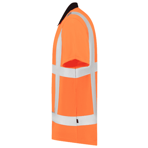 Tricorp poloshirt RWS Birdseye - fluor orange detail 3