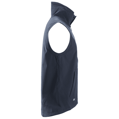 Snickers AllroundWork windproof softshell body warmer 4505 - navy detail 4