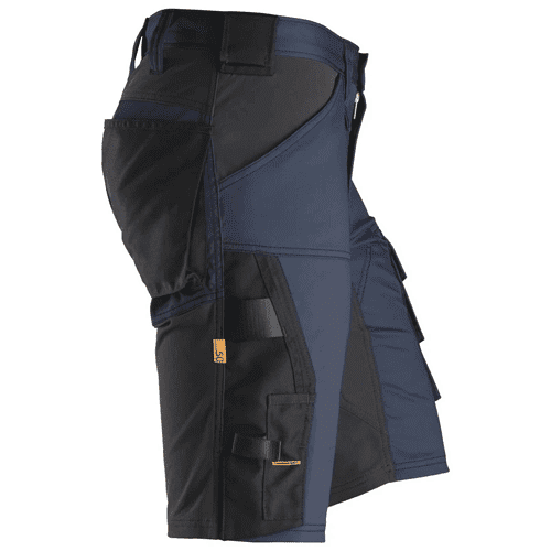 Snickers short work trousers AllroundWork stretch 6143 - navy/black detail 4