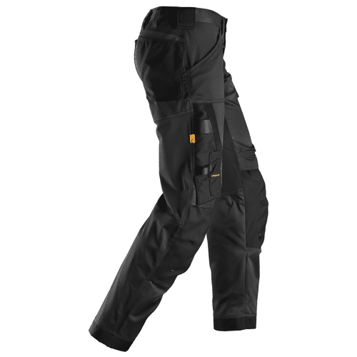 Snickers work trousers AllroundWork stretch loose fit 6351 - black detail 4