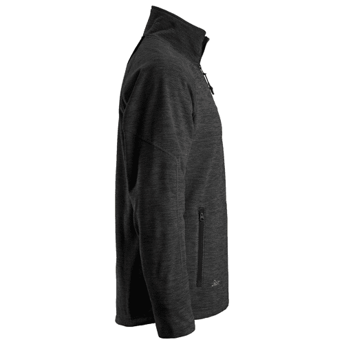Snickers FlexiWork fleece jacket - black detail 4