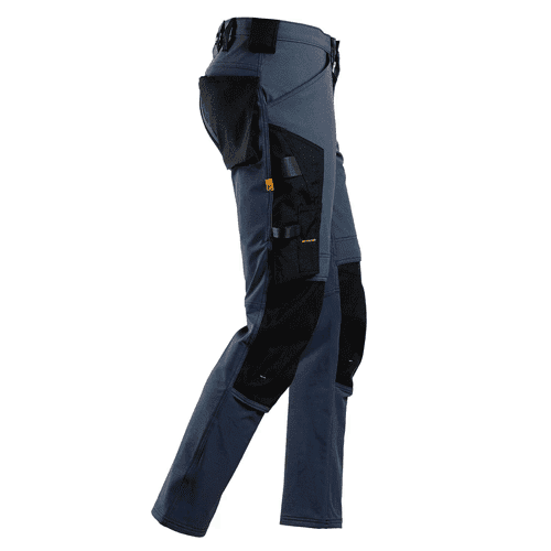 Snickers work trousers Full Stretch 6371 - navy/black detail 4